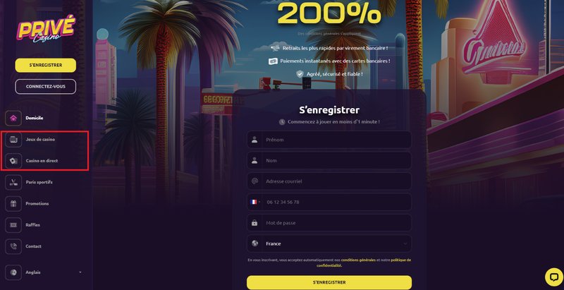 Découvrez les meilleures offres de casino privé en ligne pour les francophones - aperçu