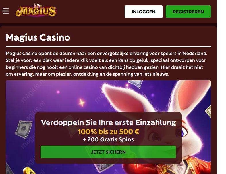 Magius online casino à France
